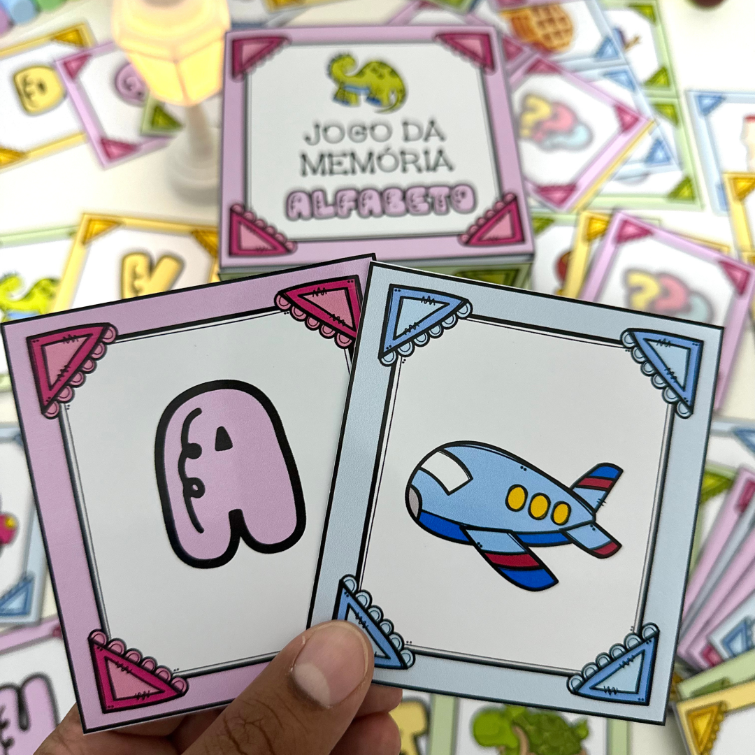 Jogo Da Memória  Alfabeto