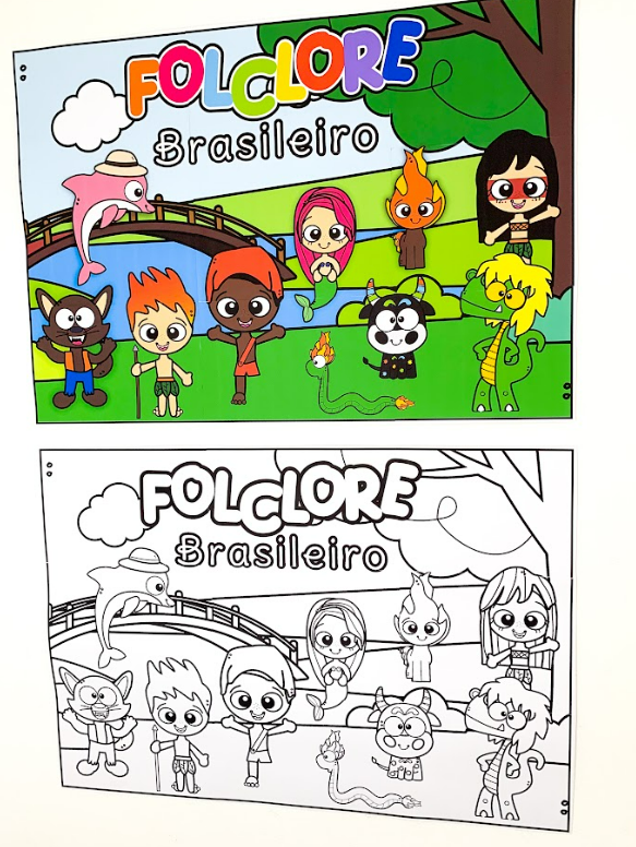 Painel folclore