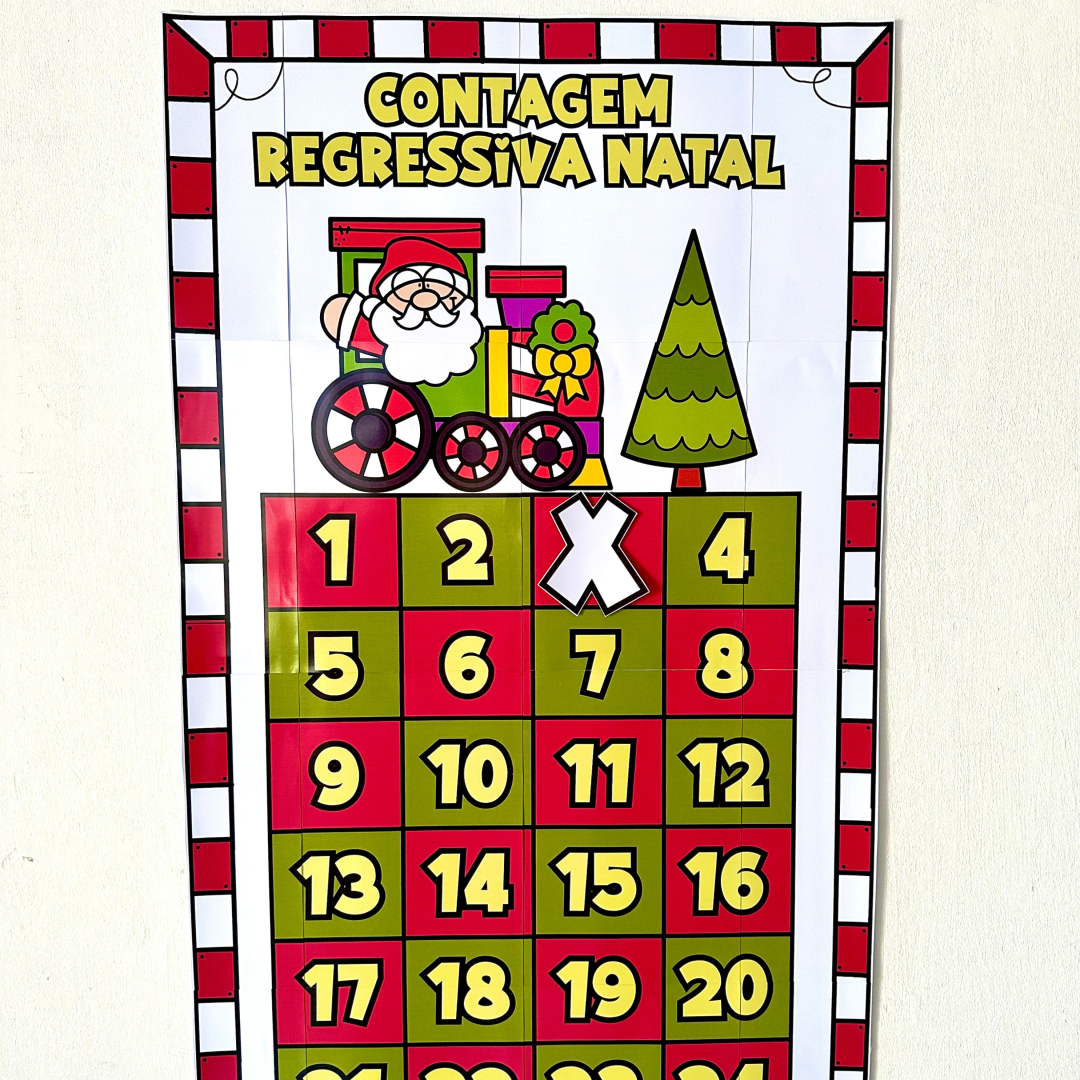 Painel Contagem Regressiva para o Natal