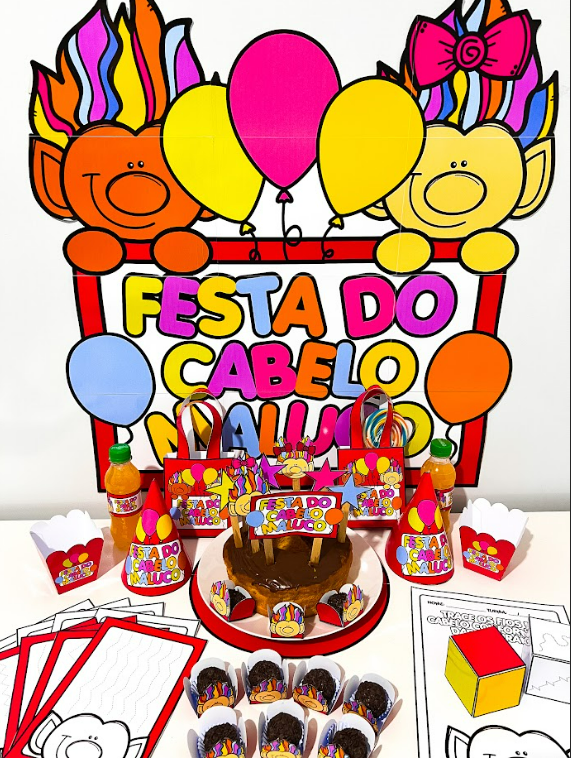 Kit festa do cabelo maluco