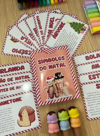 Fichas de leitura- Símbolos do Natal