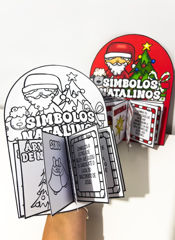 Luva Livro Símbolos Natalinos