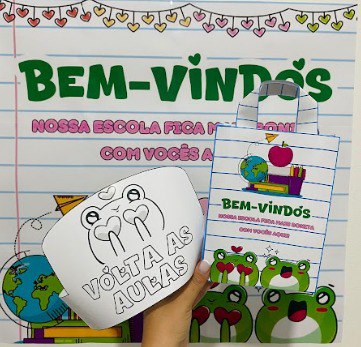 Painel de Boas-Vindas Super Colorido