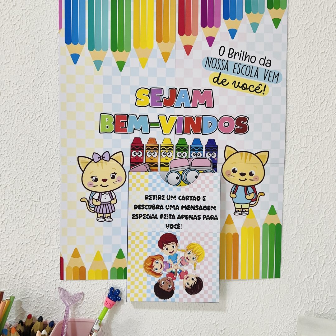 Painel de Acolhida - Sejam Bem Vindos