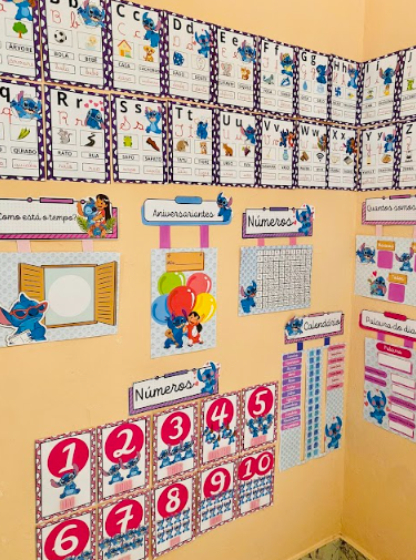 Kit Sala de Aula Stitch