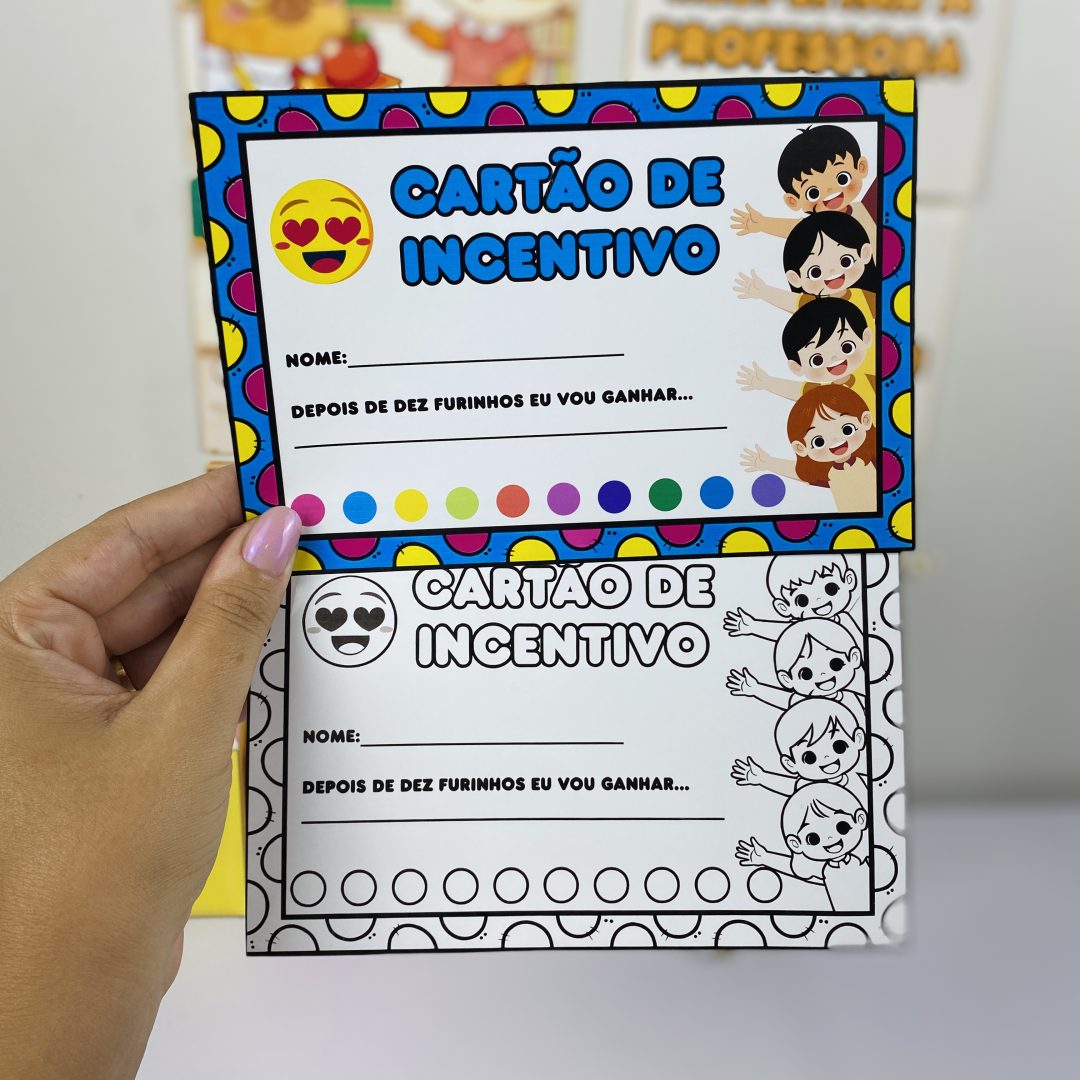 Cartão de Incentivo – Motivação que Funciona