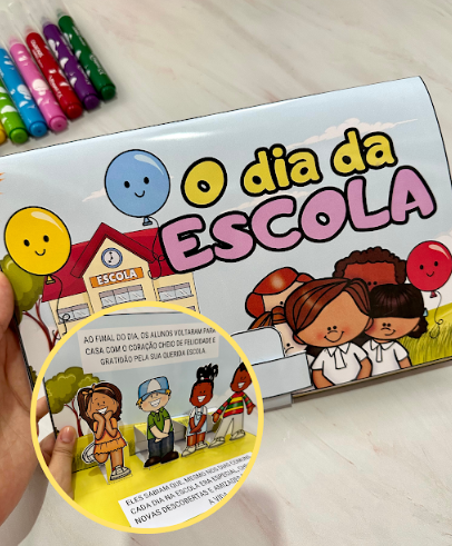 Livro 3D – O Dia Especial da Escola