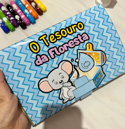 Livro 3D O Tesouro na Floresta