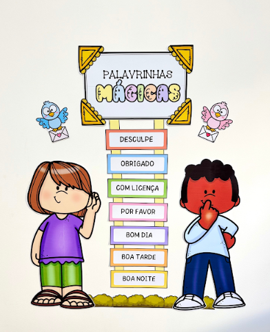 Painel Palavrinhas Mágicas