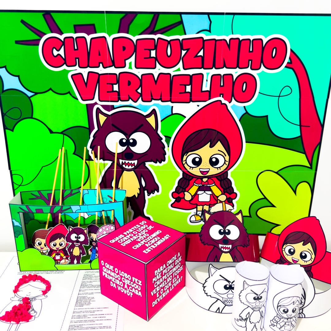 Kit Conto Chapeuzinho Vermelho