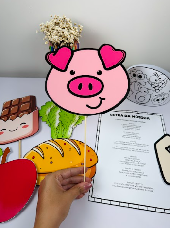 Porquinho Alimentação Saudável