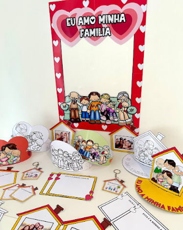 Kit Dia da Família – Lembrancinhas + Moldura para Foto