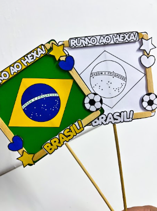 Atividade Palitos Copa do Mundo 2026