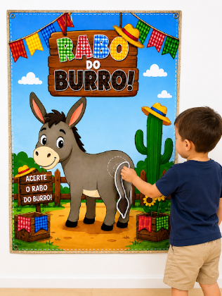 Brincadeira Junina Rabo do Burro