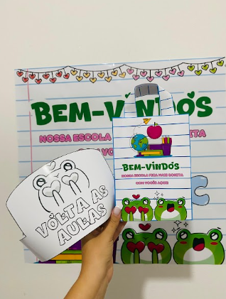 Painel e Lembrancinhas Volta ás Aulas