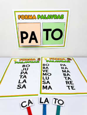 Forma Palavras Alfabetização