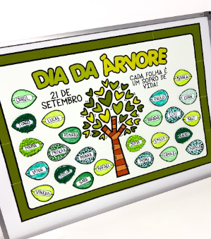 Cartaz Colaborativo Dia da Árvore